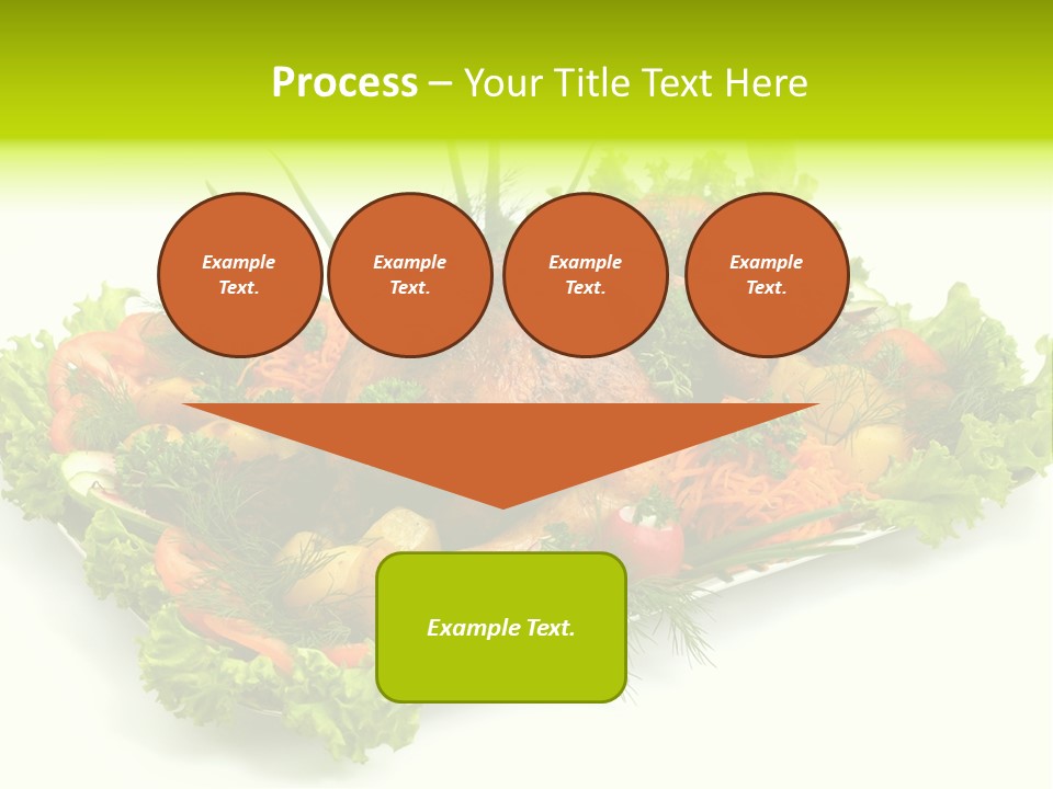 Green Dressing Diet PowerPoint Template