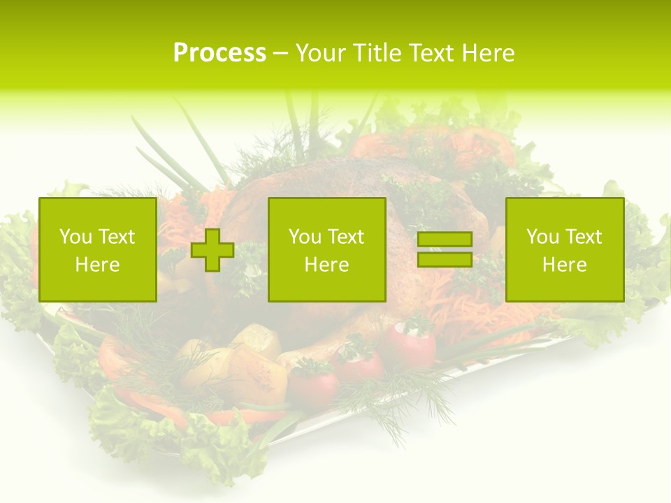 Green Dressing Diet PowerPoint Template