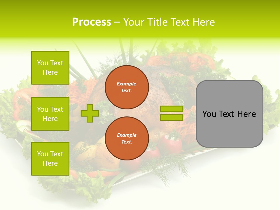 Green Dressing Diet PowerPoint Template