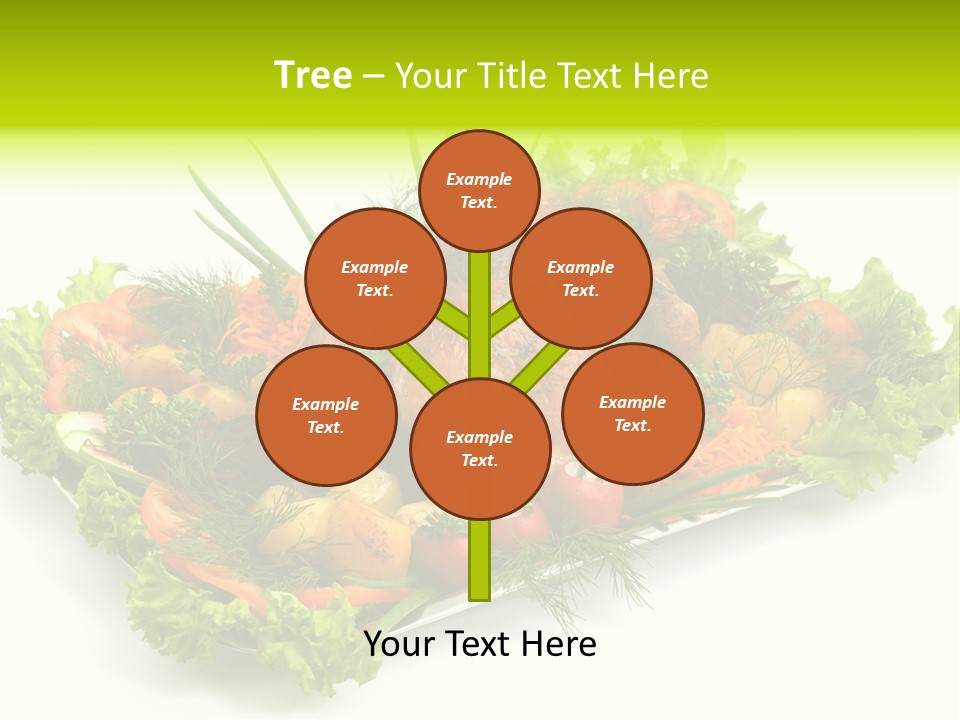 Green Dressing Diet PowerPoint Template