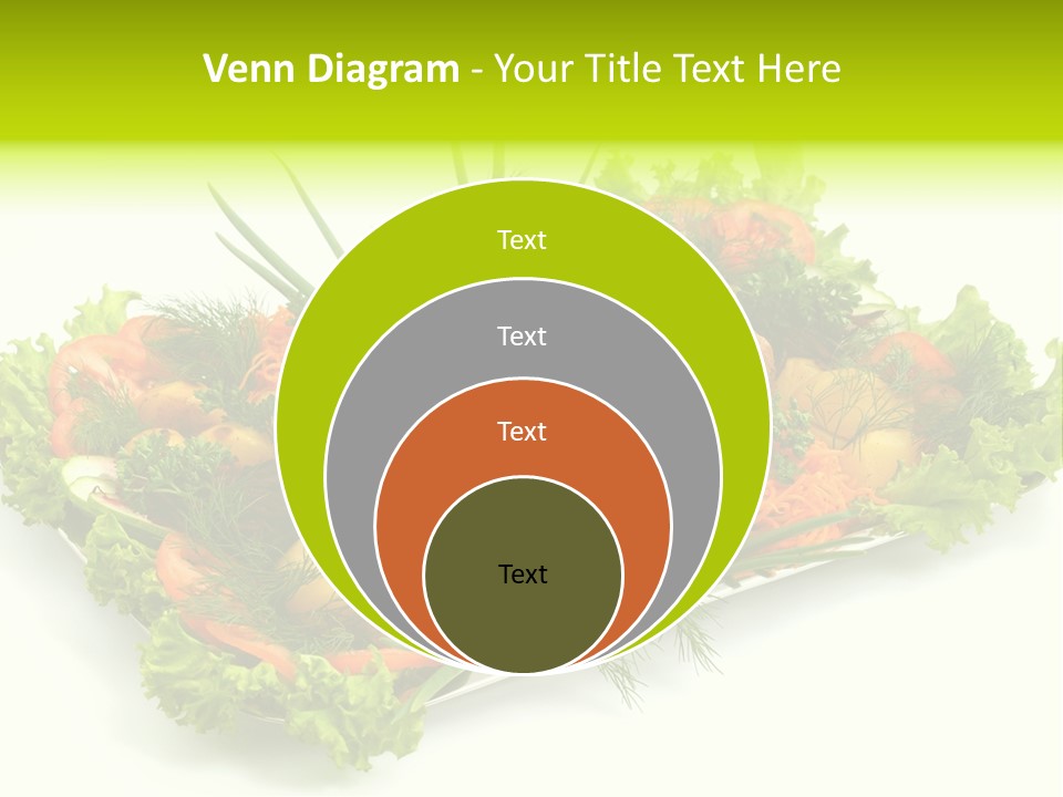 Green Dressing Diet PowerPoint Template
