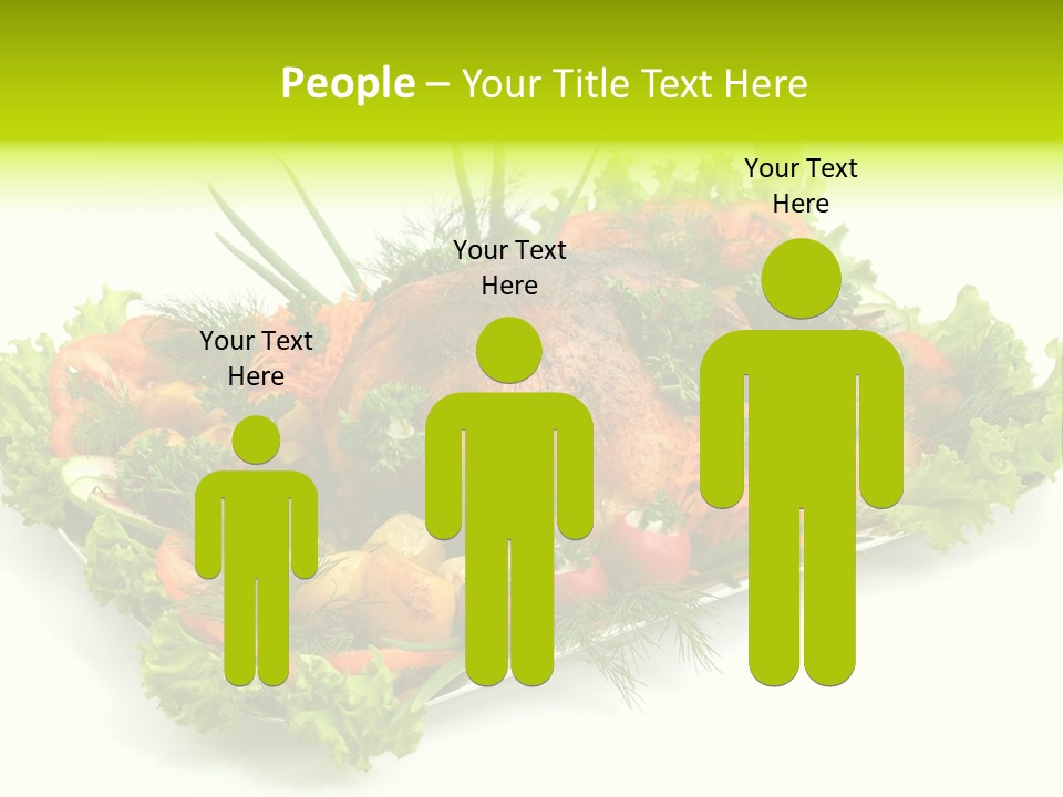 Green Dressing Diet PowerPoint Template