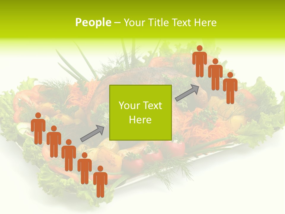 Green Dressing Diet PowerPoint Template