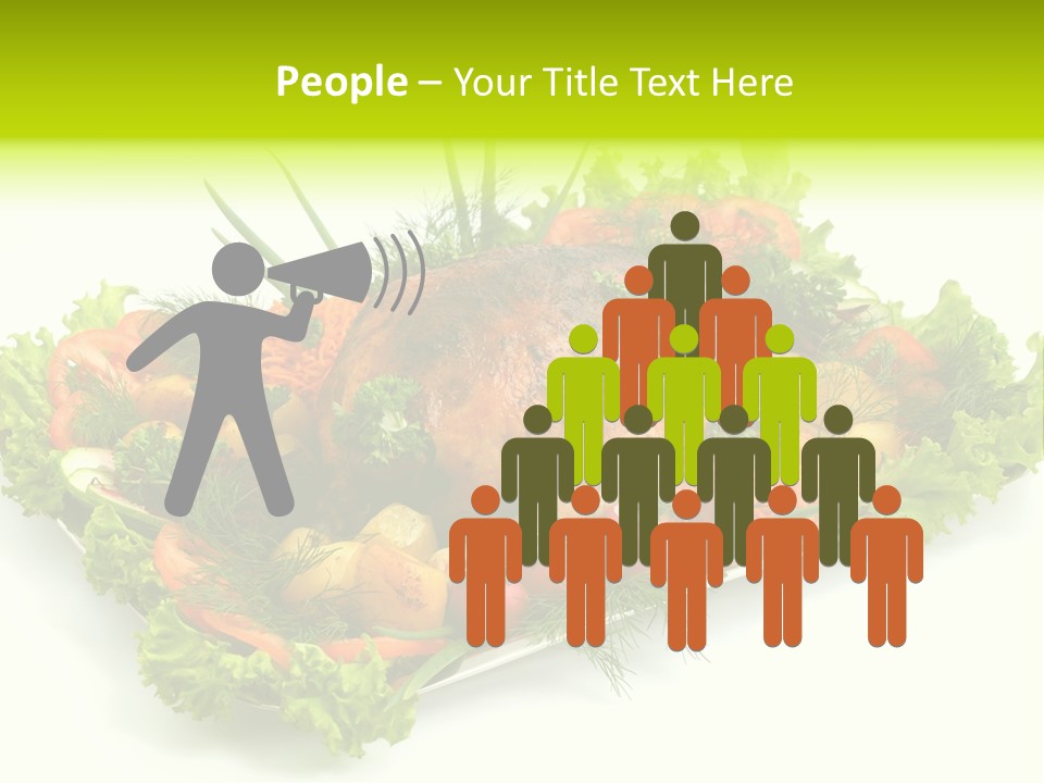 Green Dressing Diet PowerPoint Template