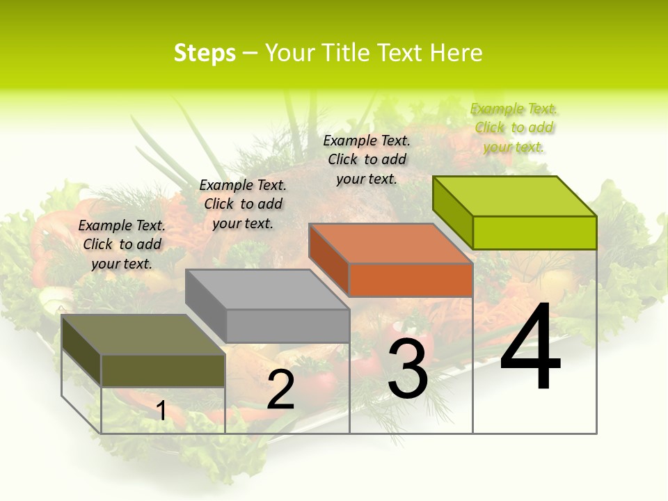Green Dressing Diet PowerPoint Template