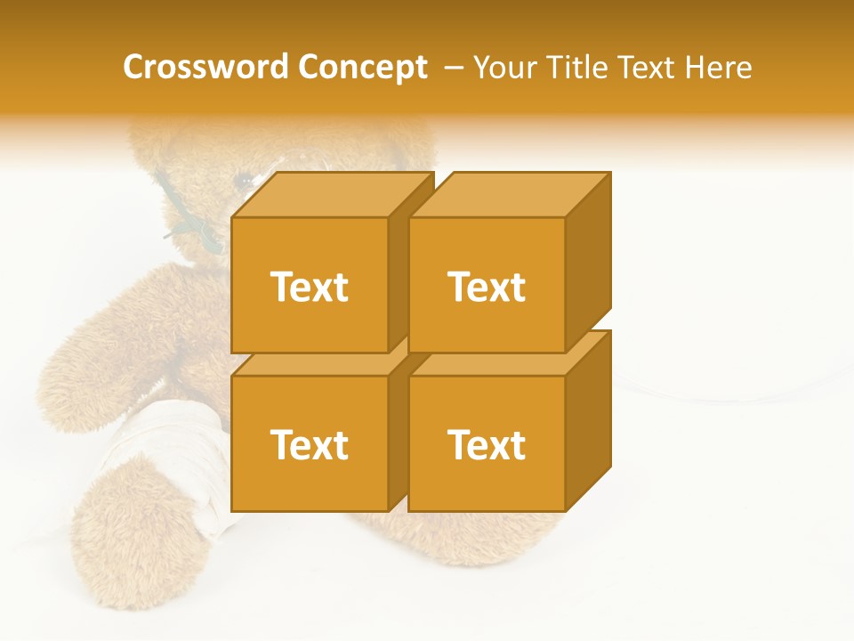 Mask White Cute PowerPoint Template