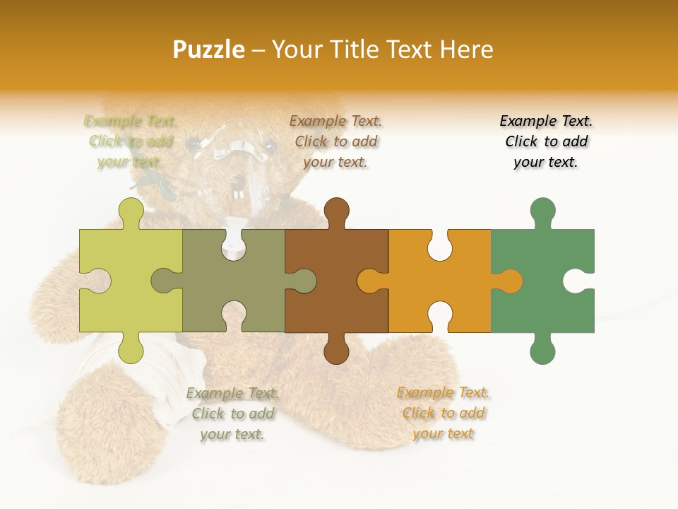 Mask White Cute PowerPoint Template