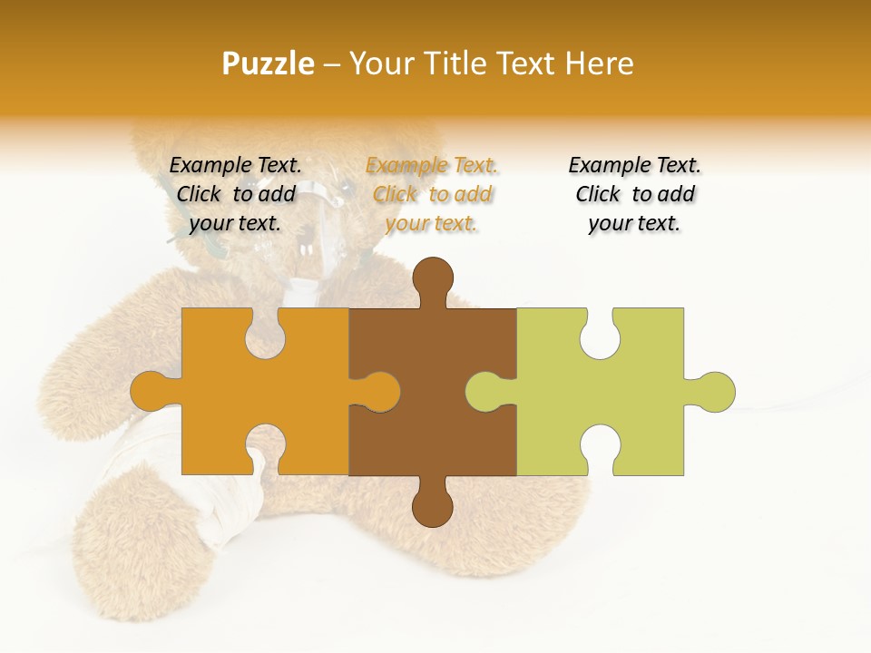 Mask White Cute PowerPoint Template