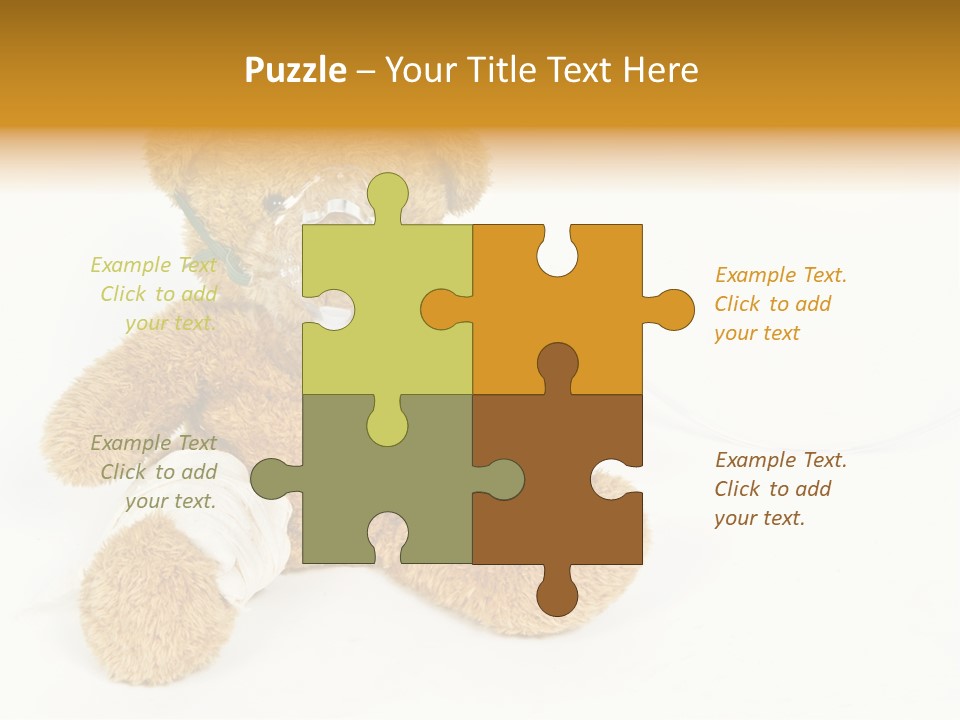 Mask White Cute PowerPoint Template