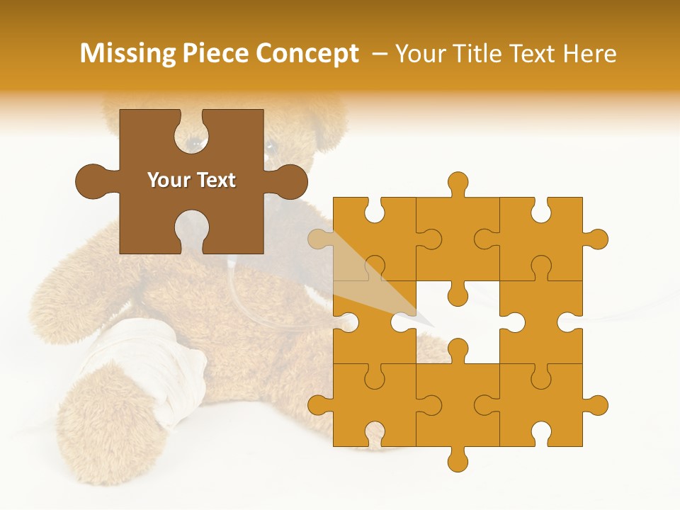 Mask White Cute PowerPoint Template