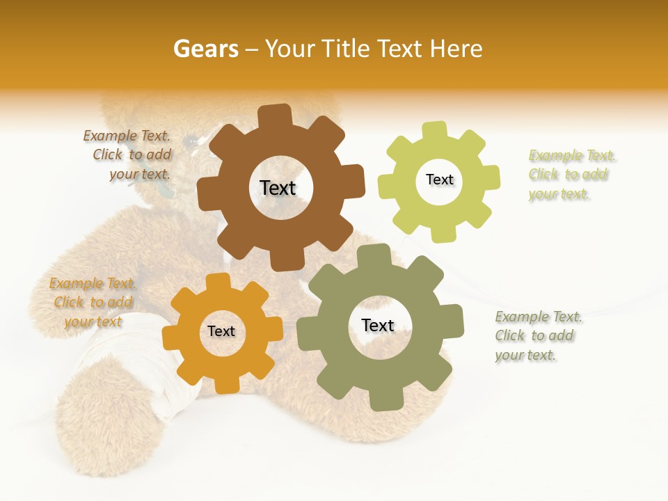 Mask White Cute PowerPoint Template