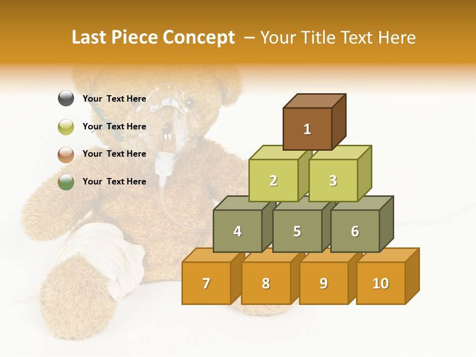 Mask White Cute PowerPoint Template