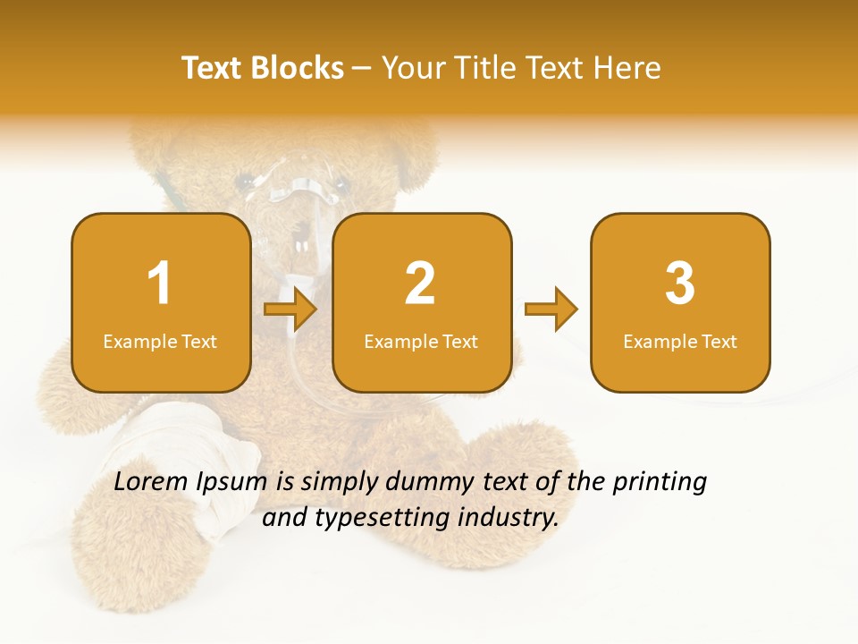 Mask White Cute PowerPoint Template