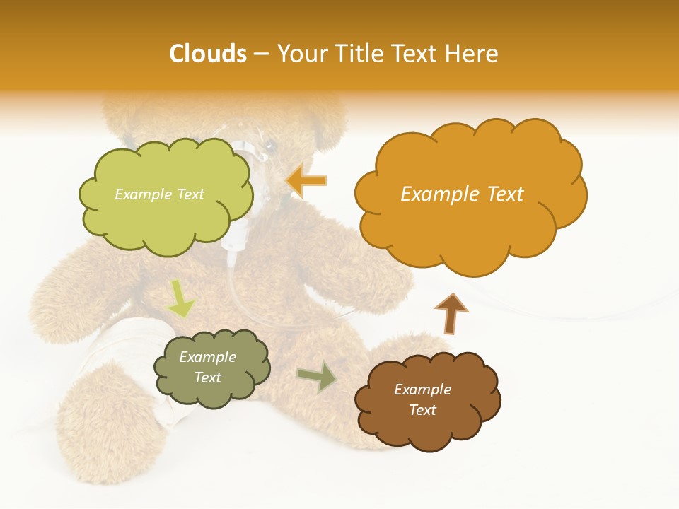 Mask White Cute PowerPoint Template