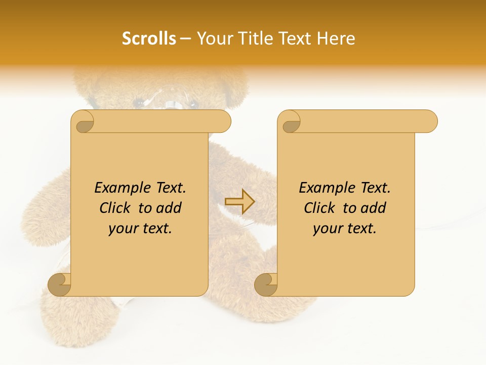 Mask White Cute PowerPoint Template