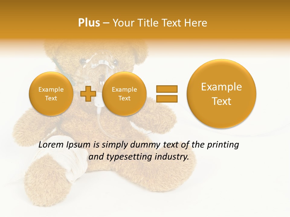 Mask White Cute PowerPoint Template