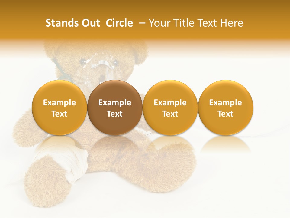 Mask White Cute PowerPoint Template