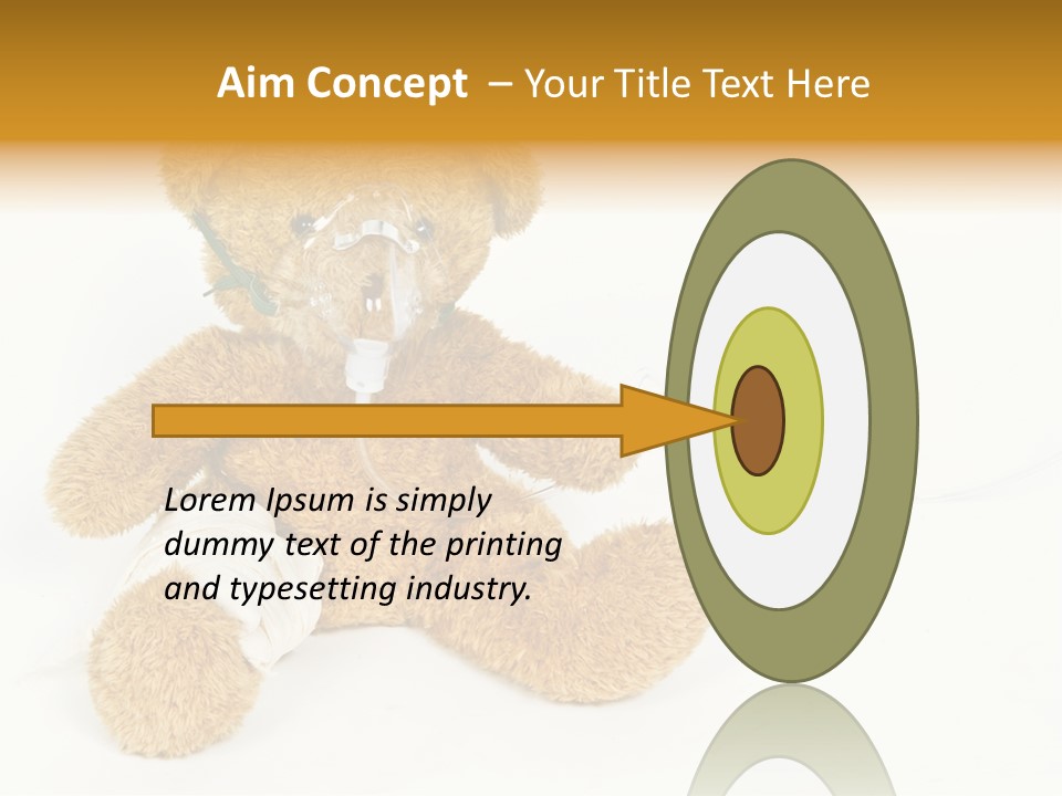 Mask White Cute PowerPoint Template