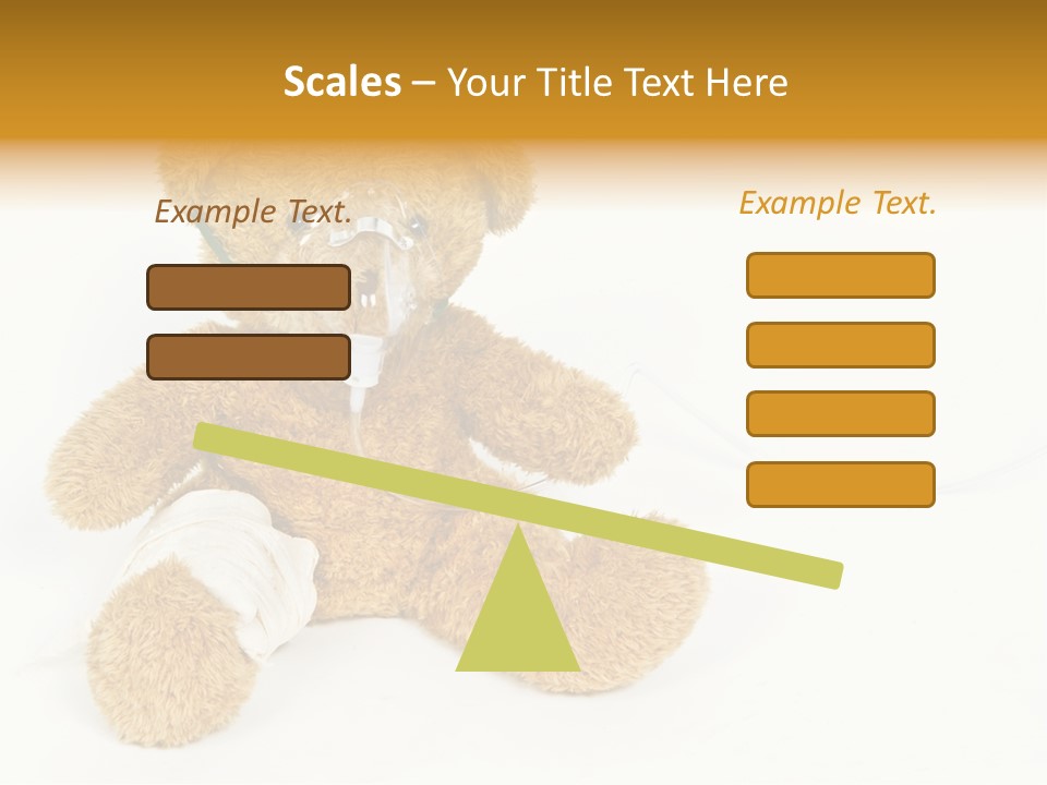 Mask White Cute PowerPoint Template