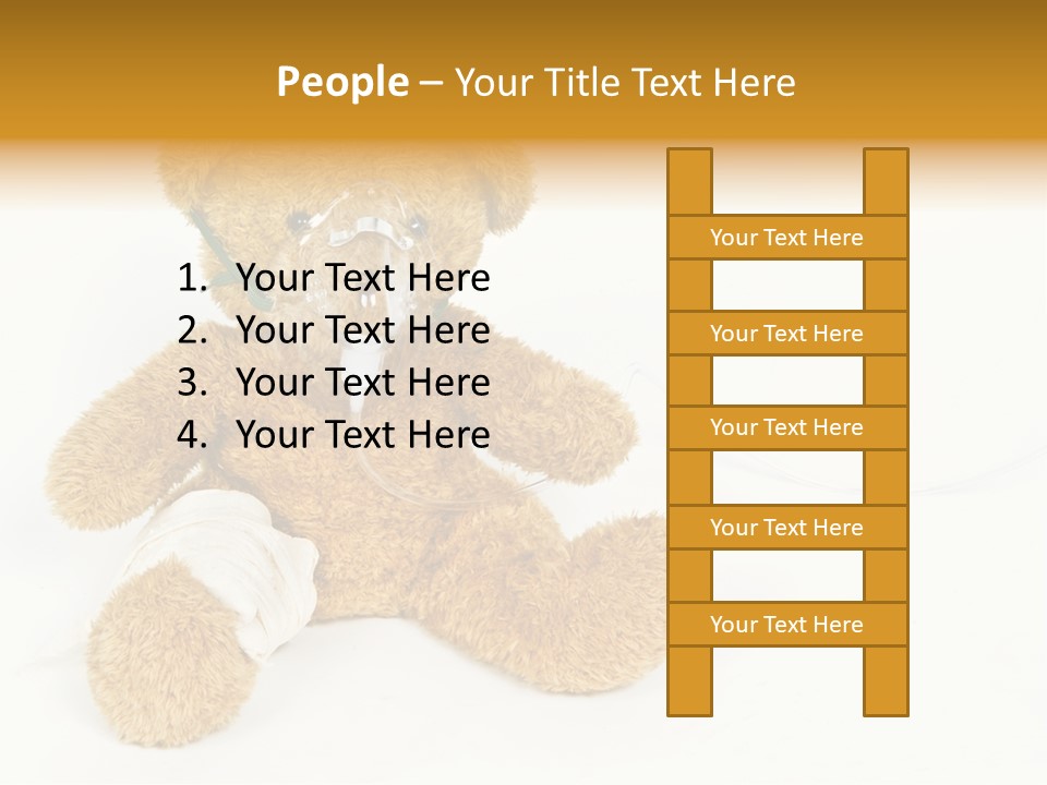 Mask White Cute PowerPoint Template