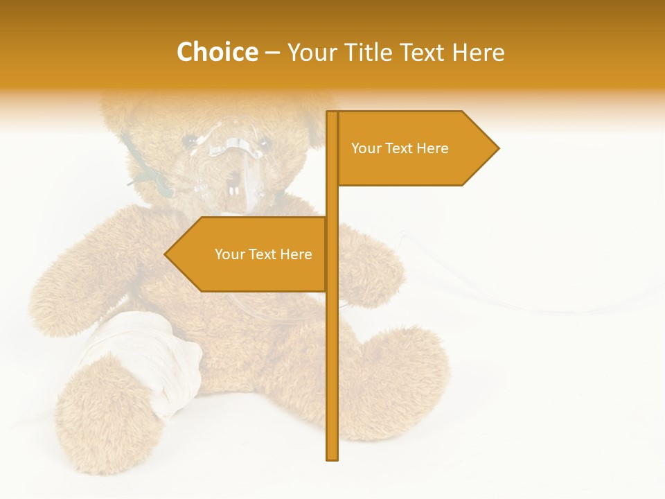 Mask White Cute PowerPoint Template