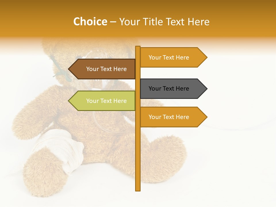 Mask White Cute PowerPoint Template