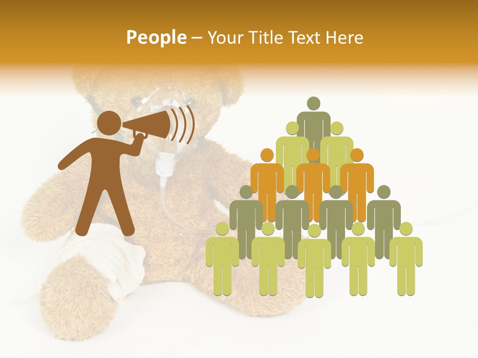 Mask White Cute PowerPoint Template