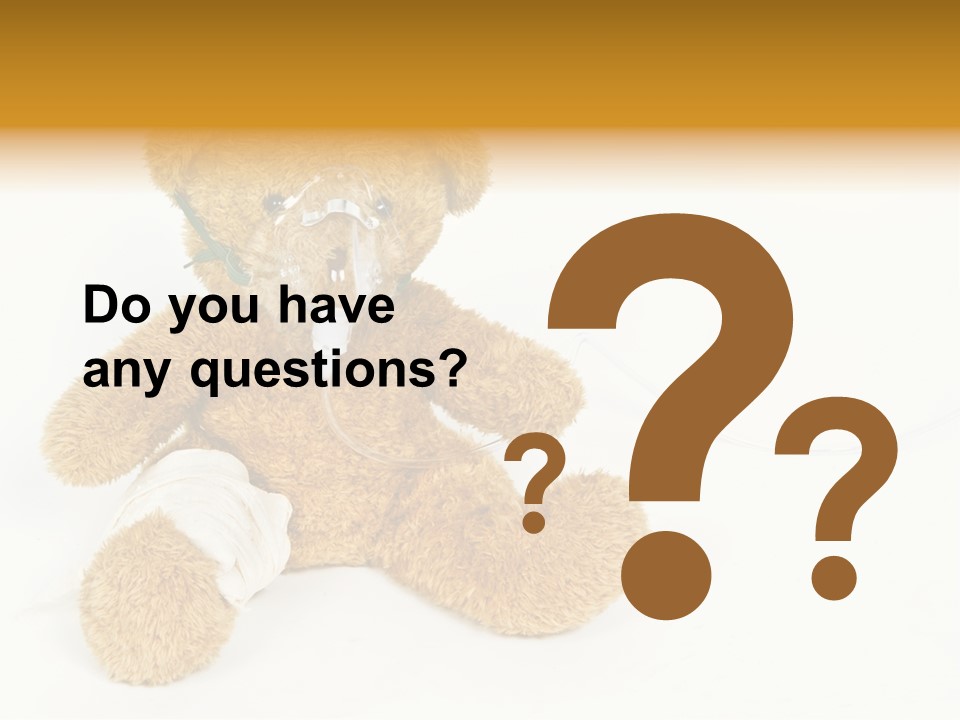 Mask White Cute PowerPoint Template