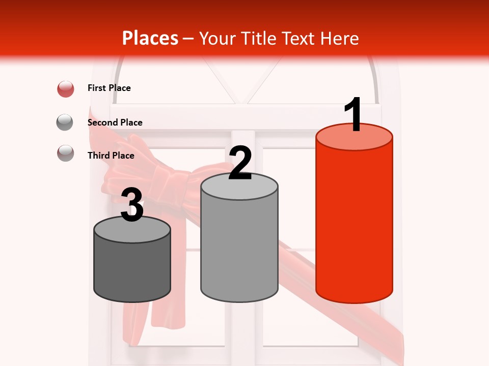 Knot Two Red PowerPoint Template