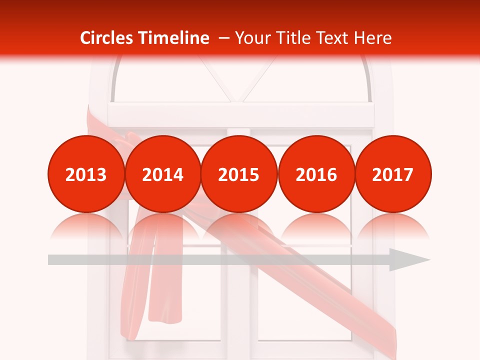 Knot Two Red PowerPoint Template