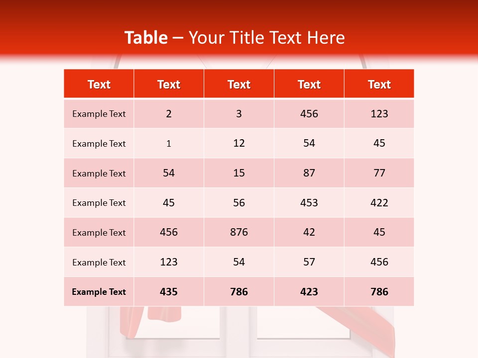 Knot Two Red PowerPoint Template