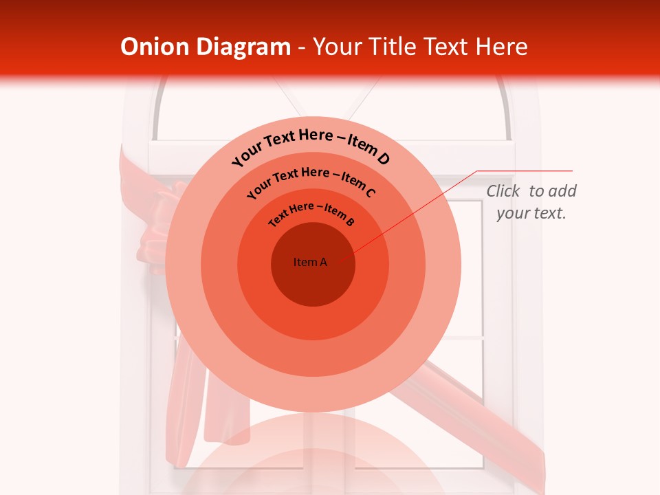 Knot Two Red PowerPoint Template