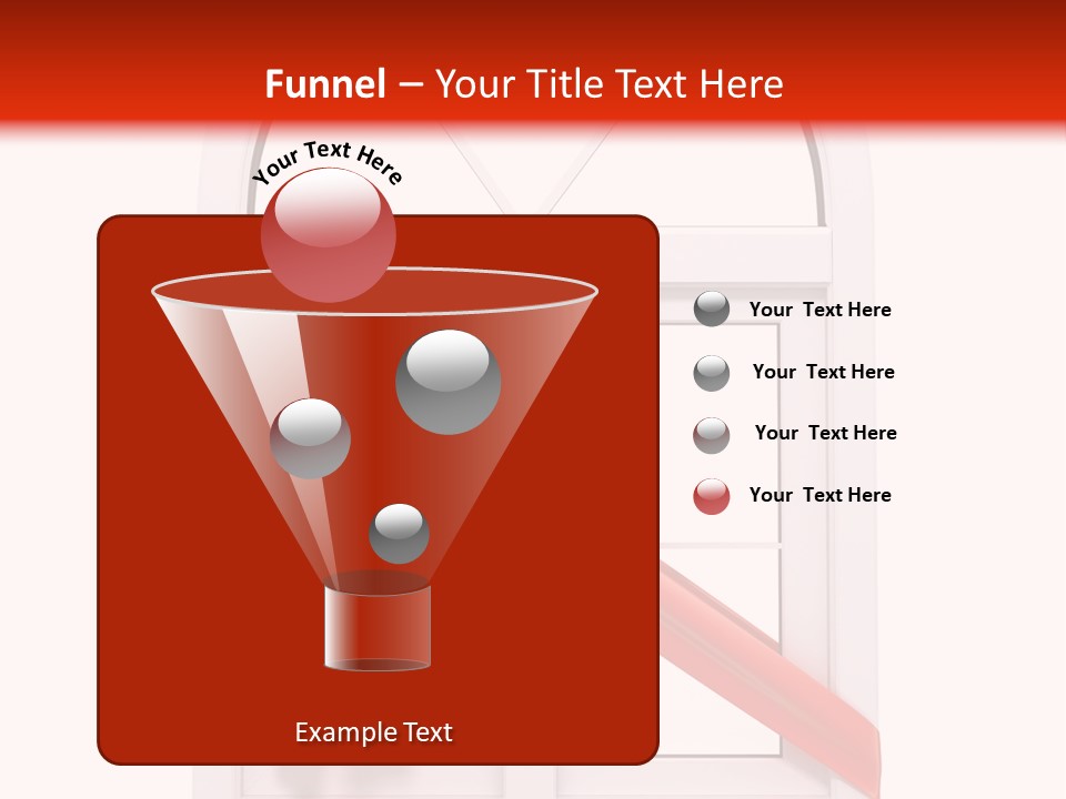 Knot Two Red PowerPoint Template