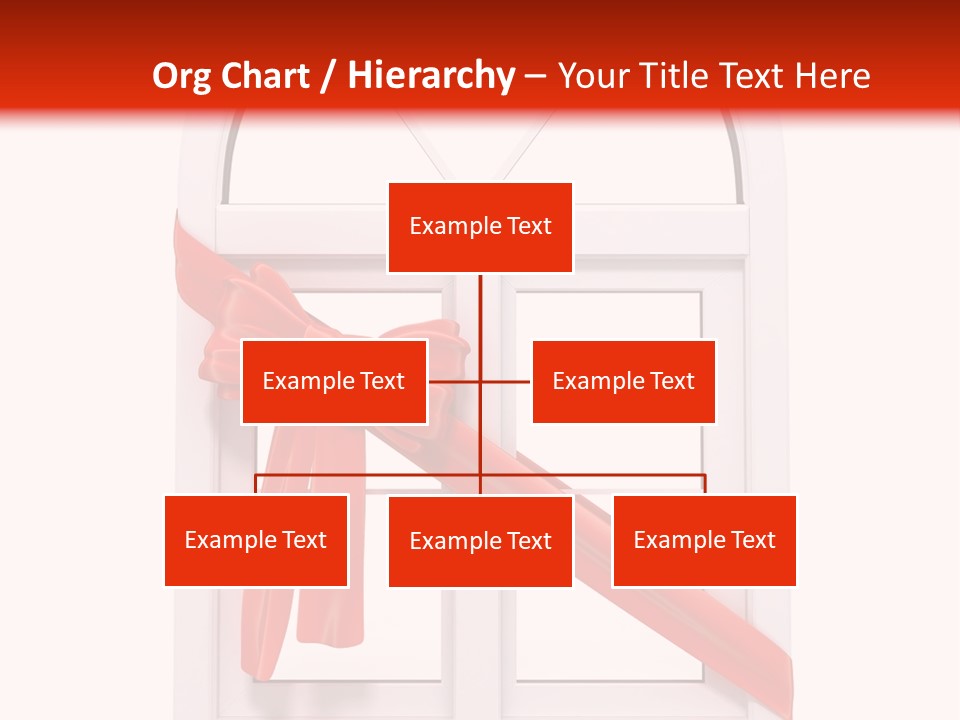 Knot Two Red PowerPoint Template