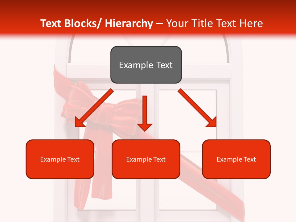 Knot Two Red PowerPoint Template