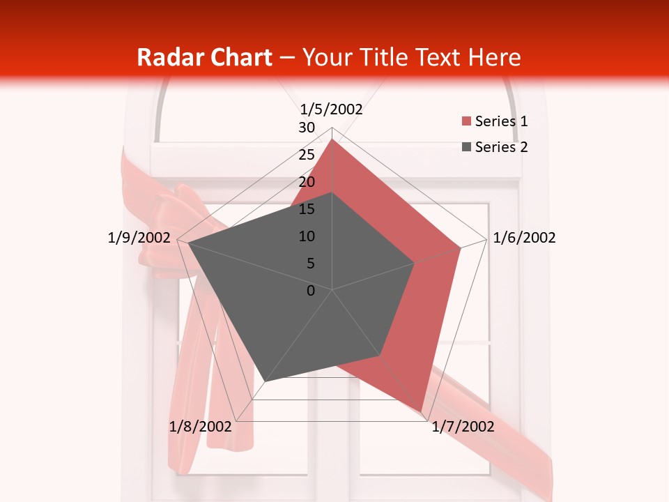 Knot Two Red PowerPoint Template