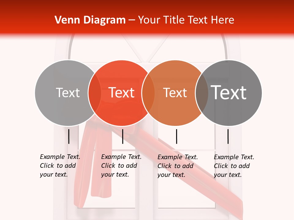 Knot Two Red PowerPoint Template