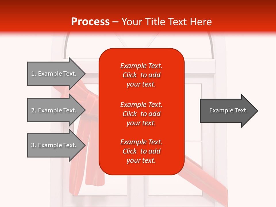 Knot Two Red PowerPoint Template
