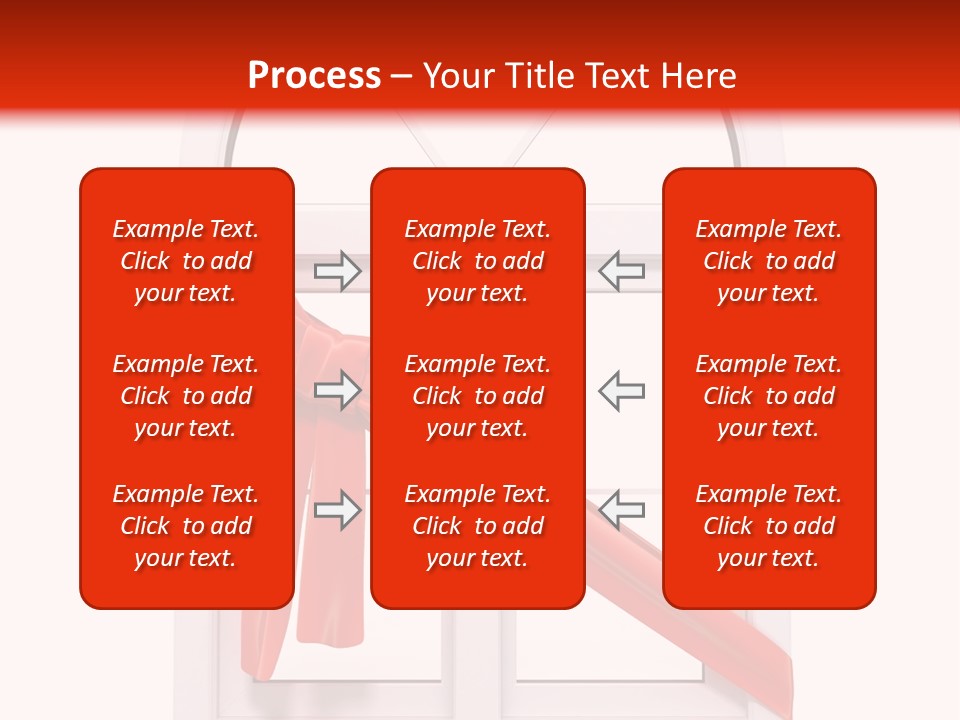 Knot Two Red PowerPoint Template