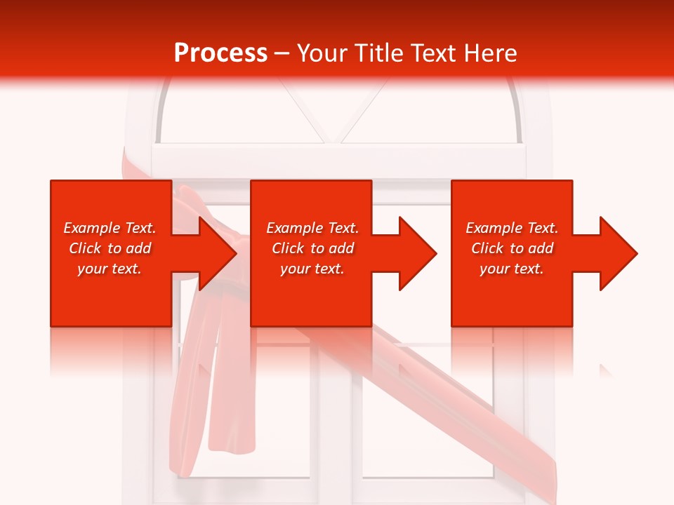 Knot Two Red PowerPoint Template