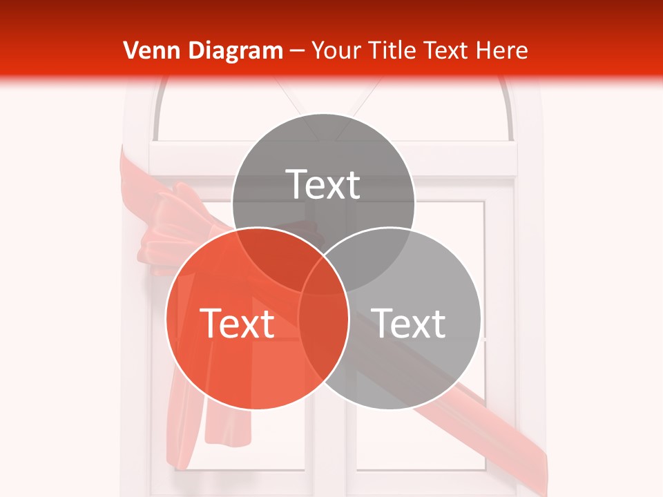 Knot Two Red PowerPoint Template