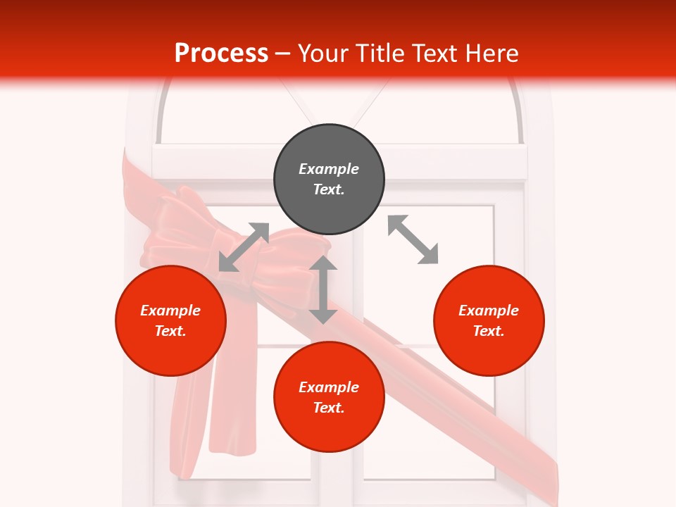 Knot Two Red PowerPoint Template