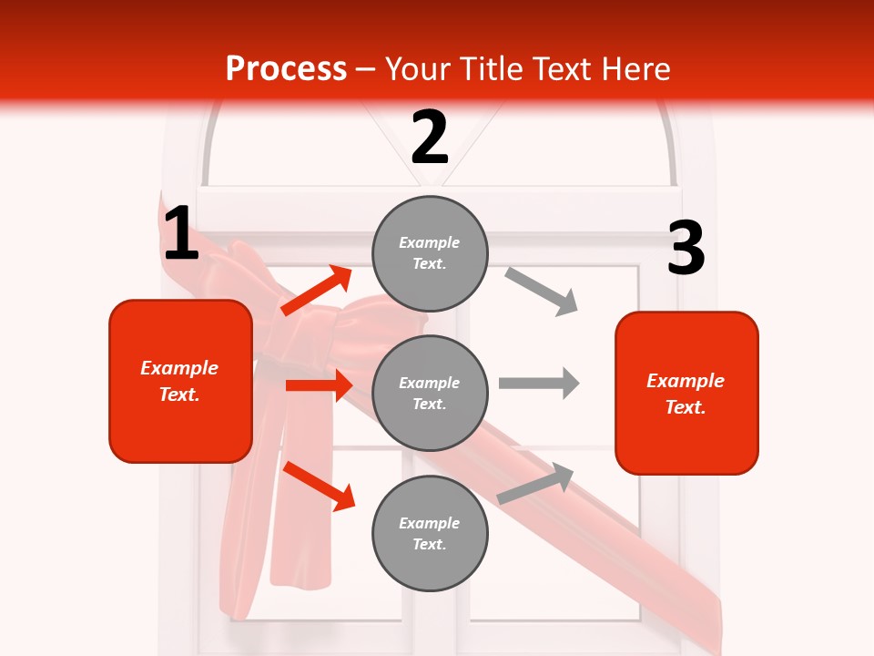 Knot Two Red PowerPoint Template