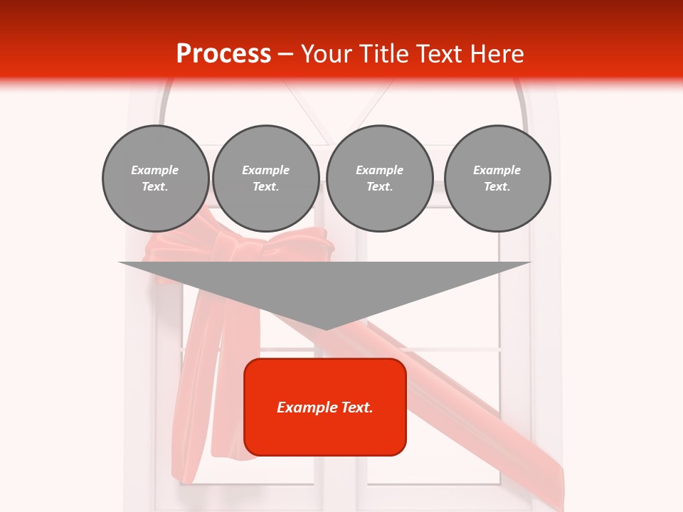 Knot Two Red PowerPoint Template