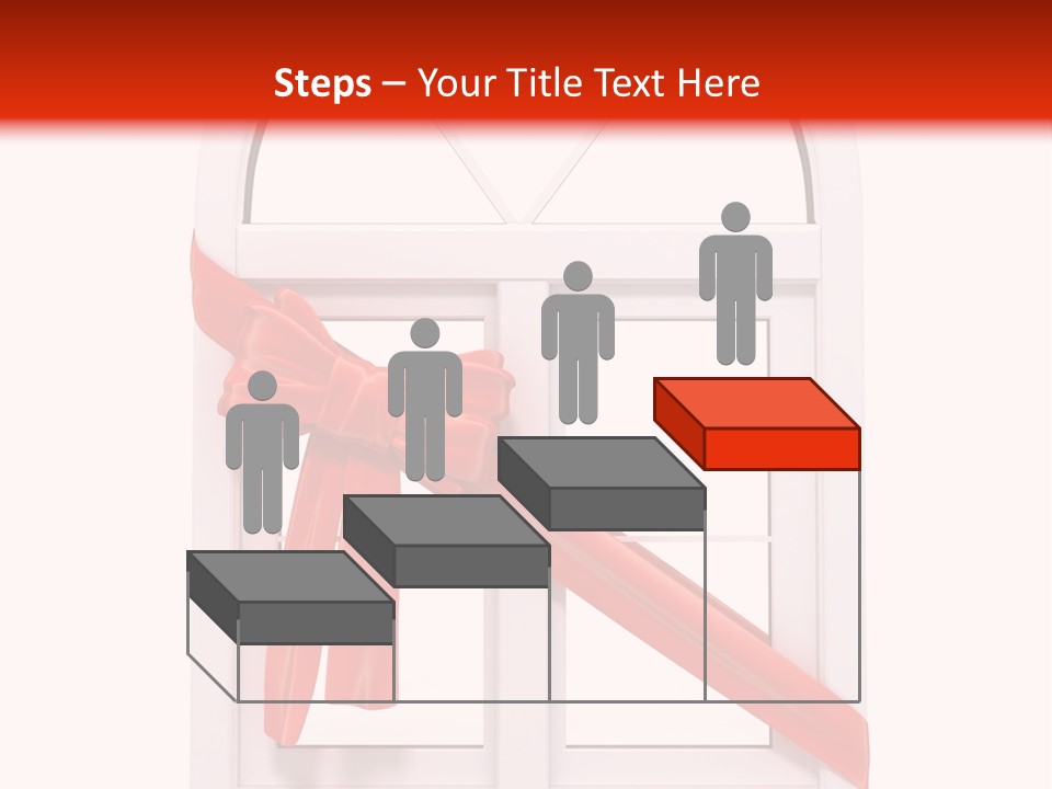 Knot Two Red PowerPoint Template