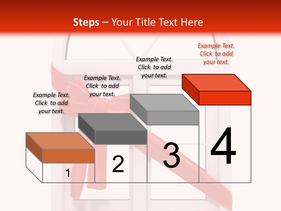 Knot Two Red PowerPoint Template