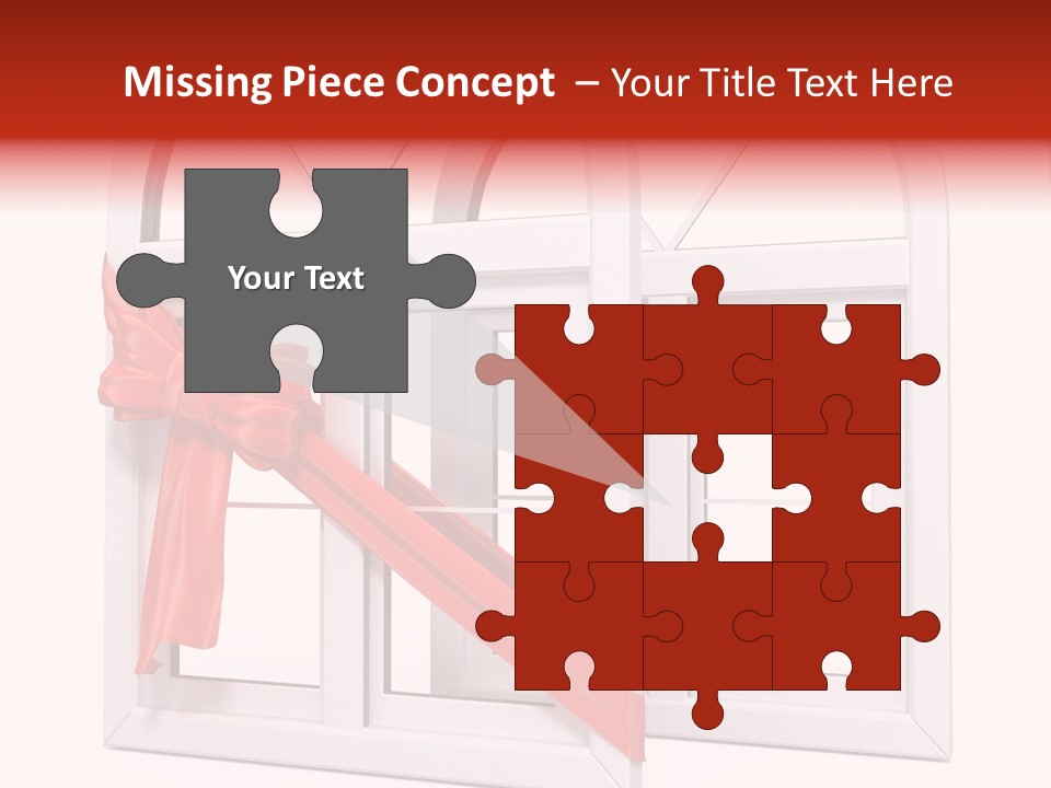 Around Building Frame PowerPoint Template