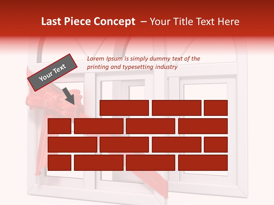 Around Building Frame PowerPoint Template