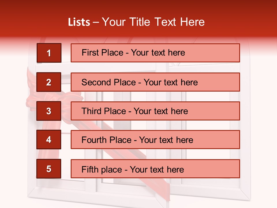 Around Building Frame PowerPoint Template