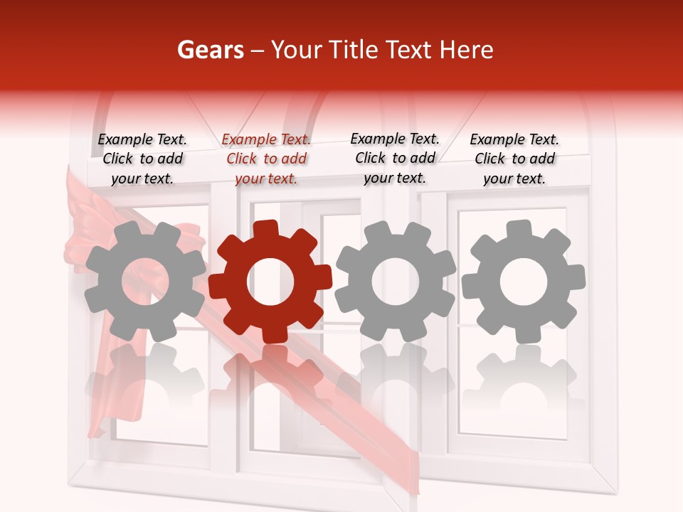 Around Building Frame PowerPoint Template